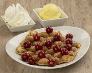 Bubble-Waffel Kirsch