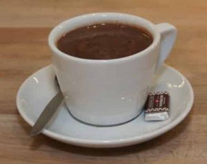 Heiße Zartbitterschokolade