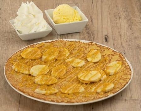 Crêpe Banane-Eierlikör