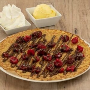 Crêpe Nutella-Himbeer
