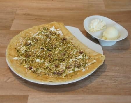 Crêpe Pistazien