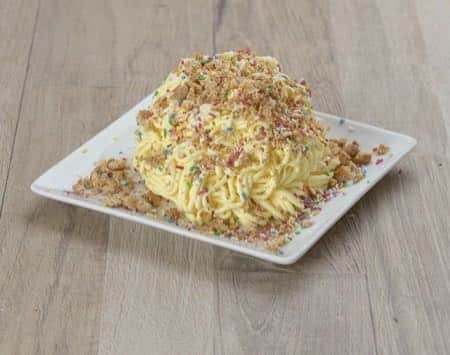 Mini-Spaghettieis Karamellkeks