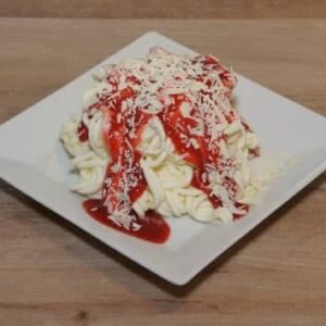 Mini-Spaghettieis klassisch