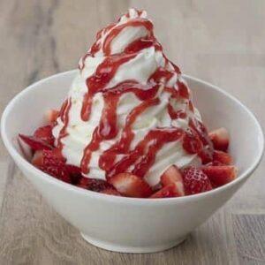 Frozen Yoghurt: Erdbeer