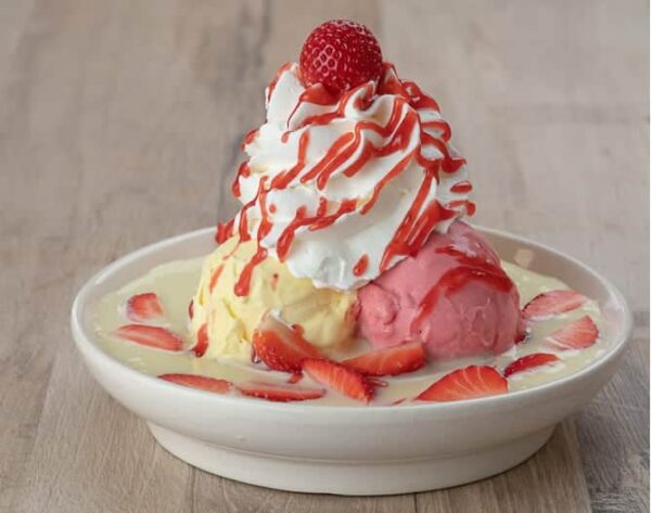 Weiße Schokolade Erdbeer