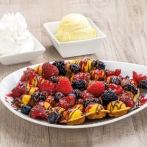 Bubble-Waffel Waldfrüchte