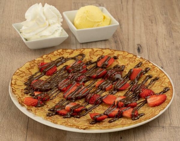 Crêpe Erdbeer-Nutella