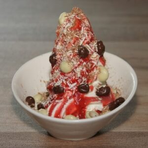 Frozen Yoghurt: Cranberry-Erdbeer
