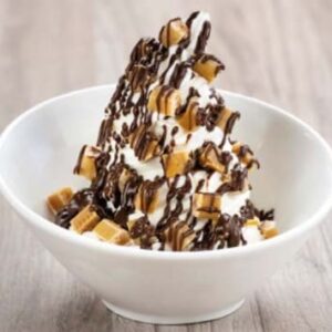 Frozen Yoghurt: Nutella-Toffee