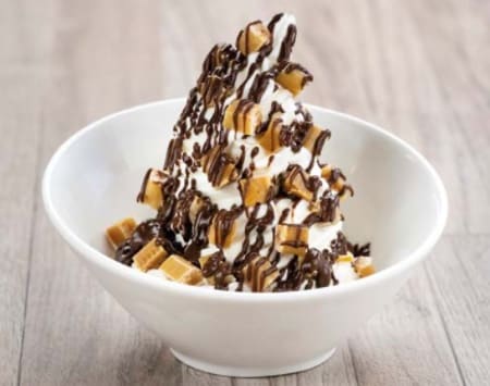 Frozen Yoghurt: Nutella-Toffee