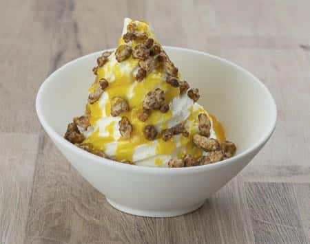Frozen Yoghurt: Maracujà-Mandel
